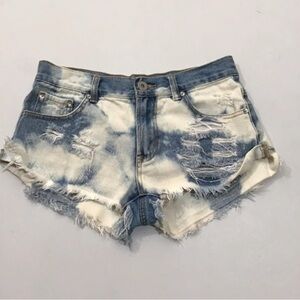 Bullhead Distressed Denim Shorts